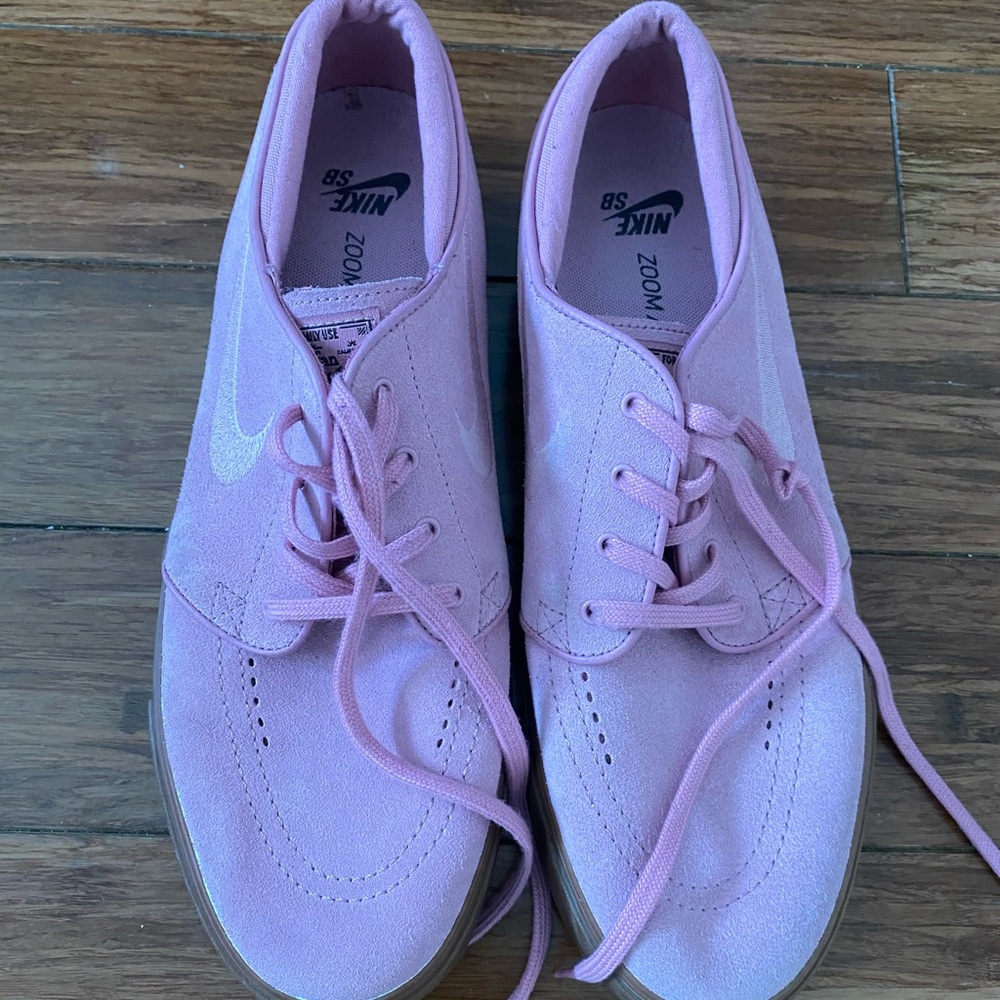 Nike Mens Stefan Janoski Light Pink Canvas Sneakers